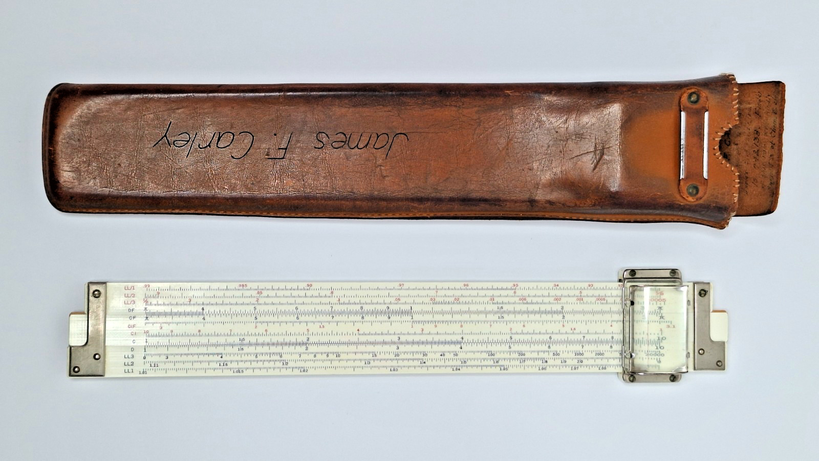Sun Hemmi 259 Bamboo Slide Rule w/ Leather Case Japan + Sun Hemmi Slide Rule Sun Hemmi 259 Bamboo Slide Rule w/ Leather Case Japan + Sun Hemmi Slide Rule