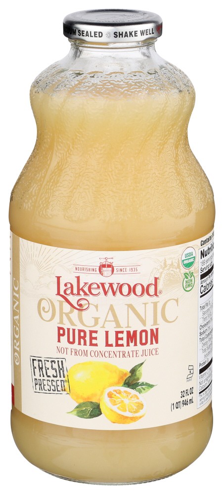 LAKEWOOD JUICE PUR LEMON 32 FO