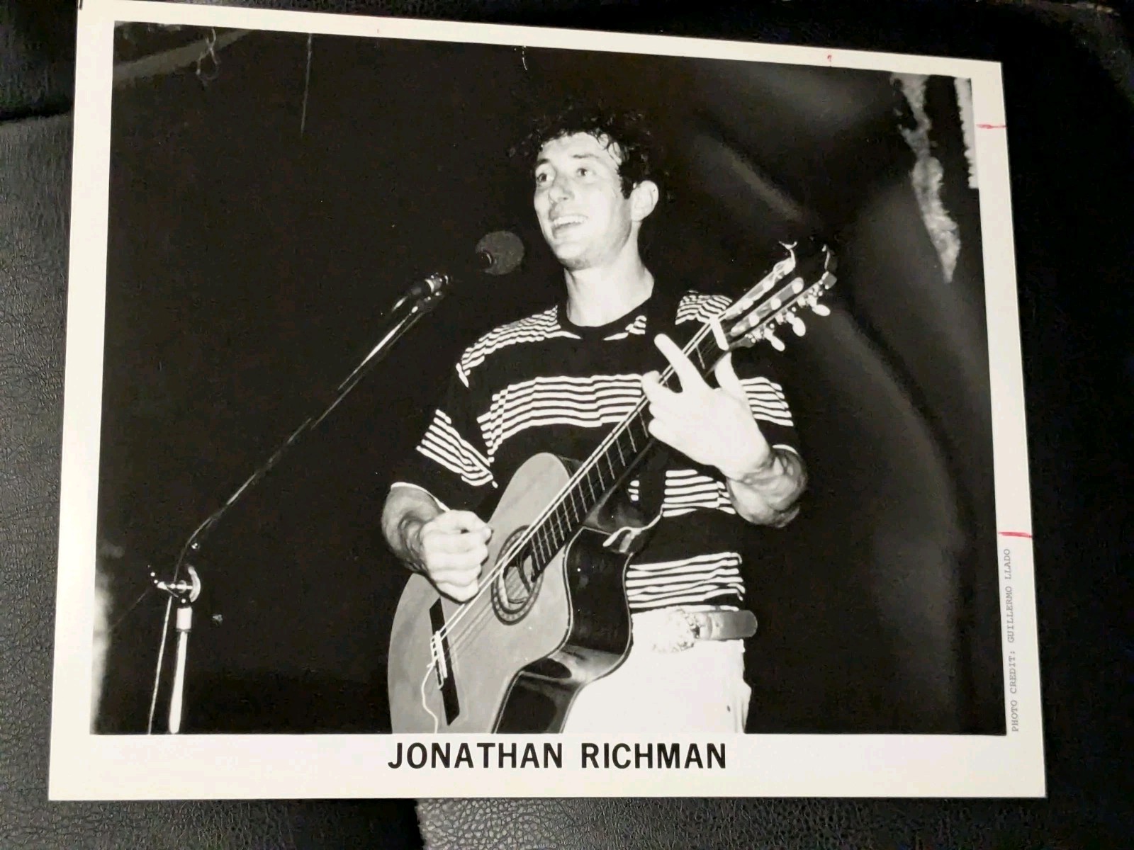 Jonathan Richman With Guitar Rare Vintage 8x10 Promo Photo By Guillermo Llado Jonathan Richman With Guitar Rare Vintage 8x10 Promo Photo By Guillermo Llado