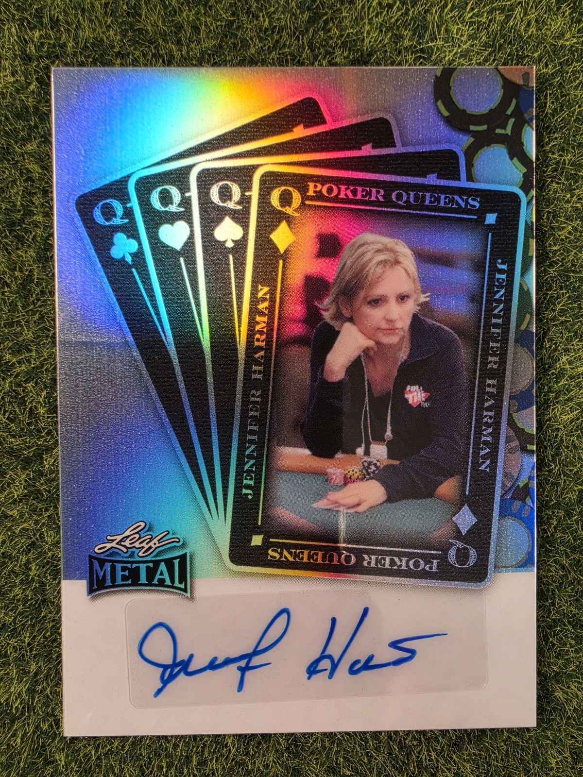 2025 Leaf Metal Poker Poker Queen Jennifer Harman Auto #/25