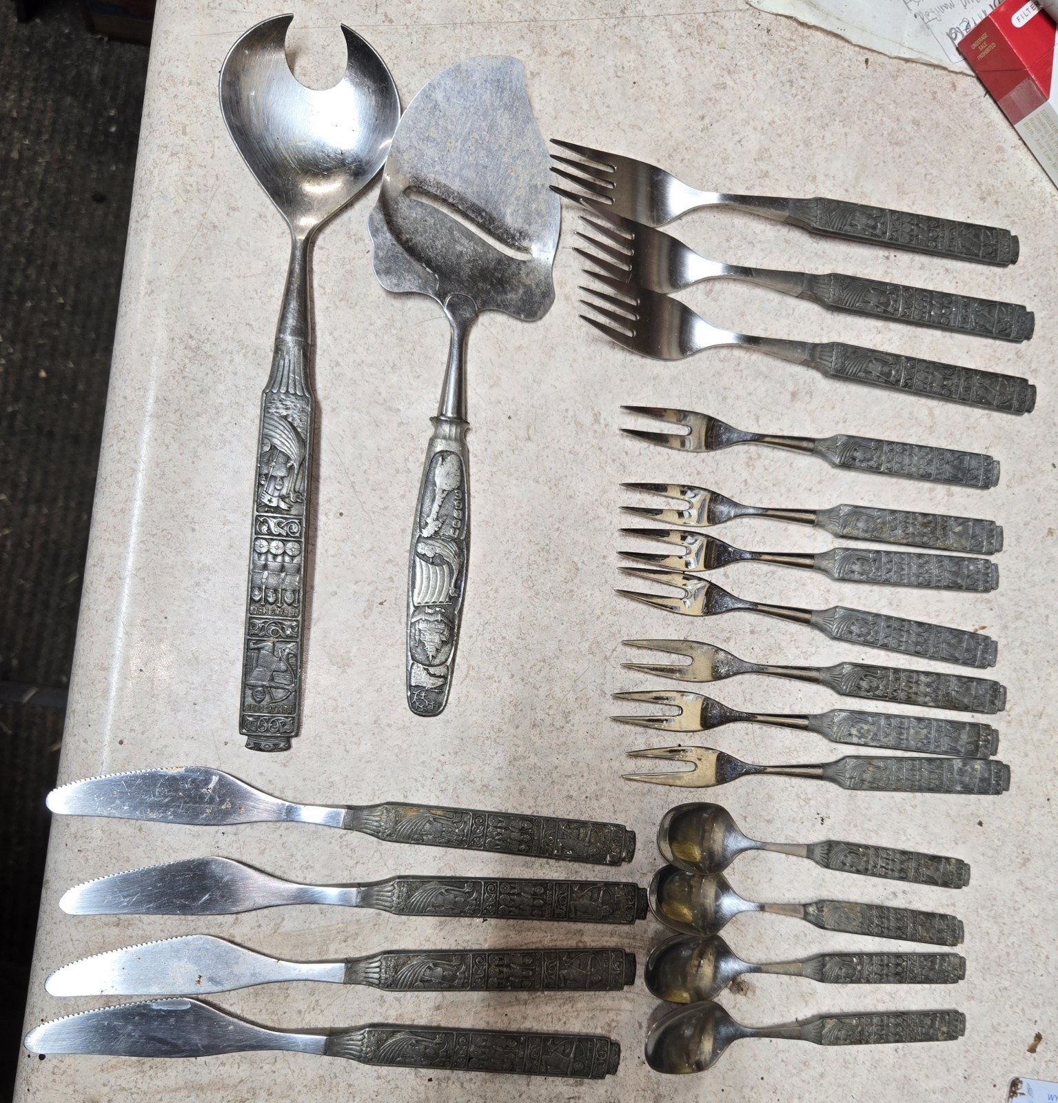 Hardanger Konge  Vintage Norwegian Flatware 