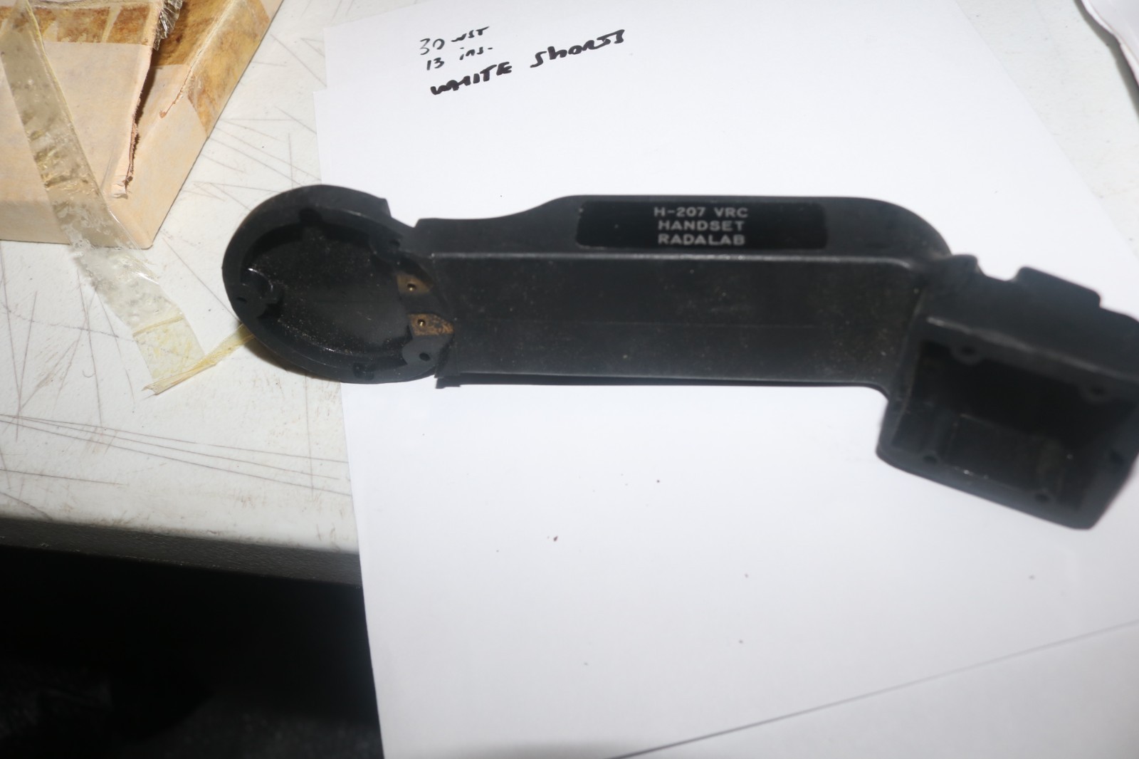 NOS USGI H-207 handset housing for military radios RT-246 RT-524 RT-442 PRC-77