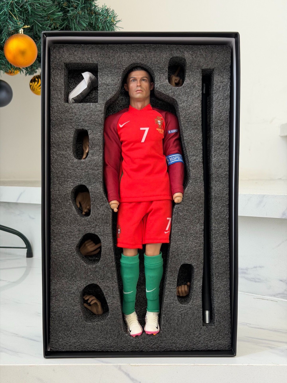 custom 1/6 scale Cristiano Ronaldo Male Model for 12'' Action Figure