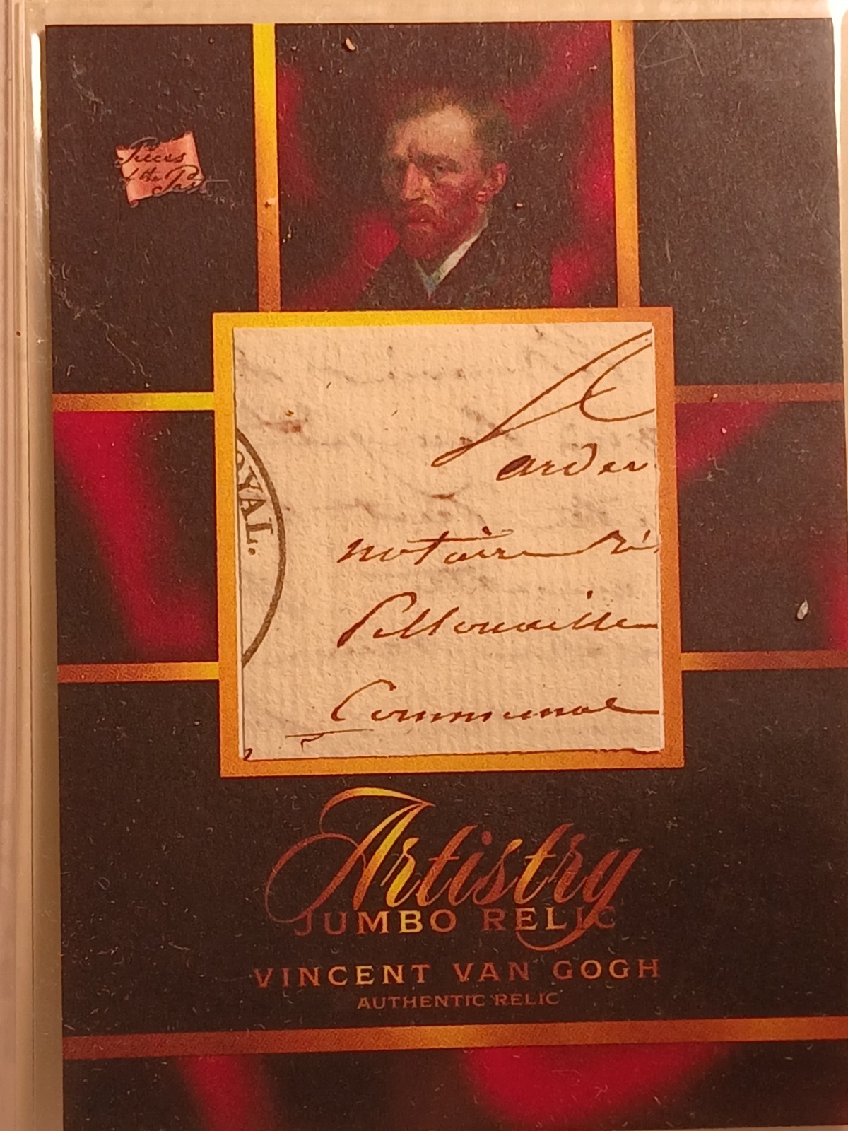 2023 Pieces of the Past VAN GOGH Jumbo Handwritten Letter Rare 2023 Pieces of the Past VAN GOGH Jumbo Handwritten Letter Rare