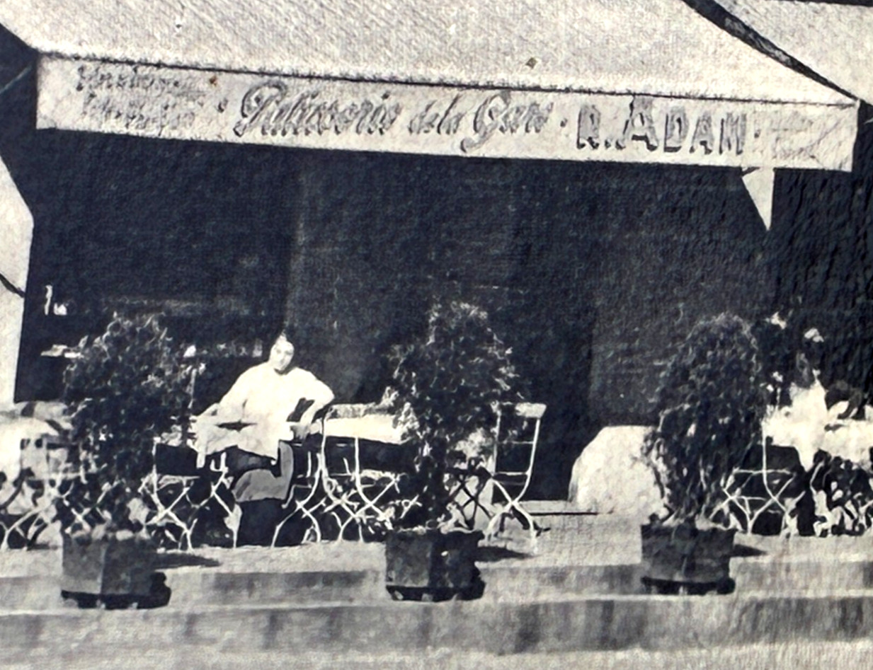 Luxembourg Cafe Patisserie Tel. 142 Postcard 1920s R. Adams Postcard SM Luxembourg Cafe Patisserie Tel. 142 Postcard 1920s R. Adams Postcard SM
