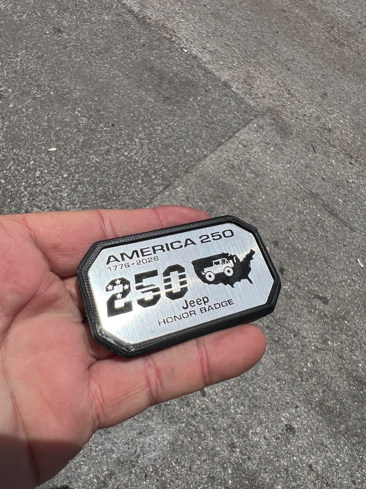 250 Years of America - Trail Badge for Jeep 250 Years of America - Trail Badge for Jeep