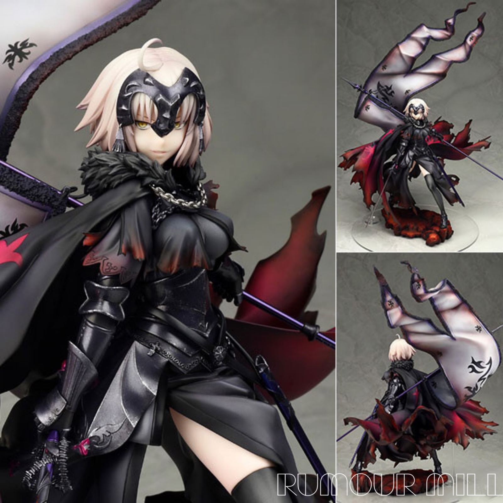 Anime Fate Grand Order Avenger Jeanne d'Arc Alter 1/7 Action Figure Collect 38cm Anime Fate Grand Order Avenger Jeanne d'Arc Alter 1/7 Action Figure Collect 38cm