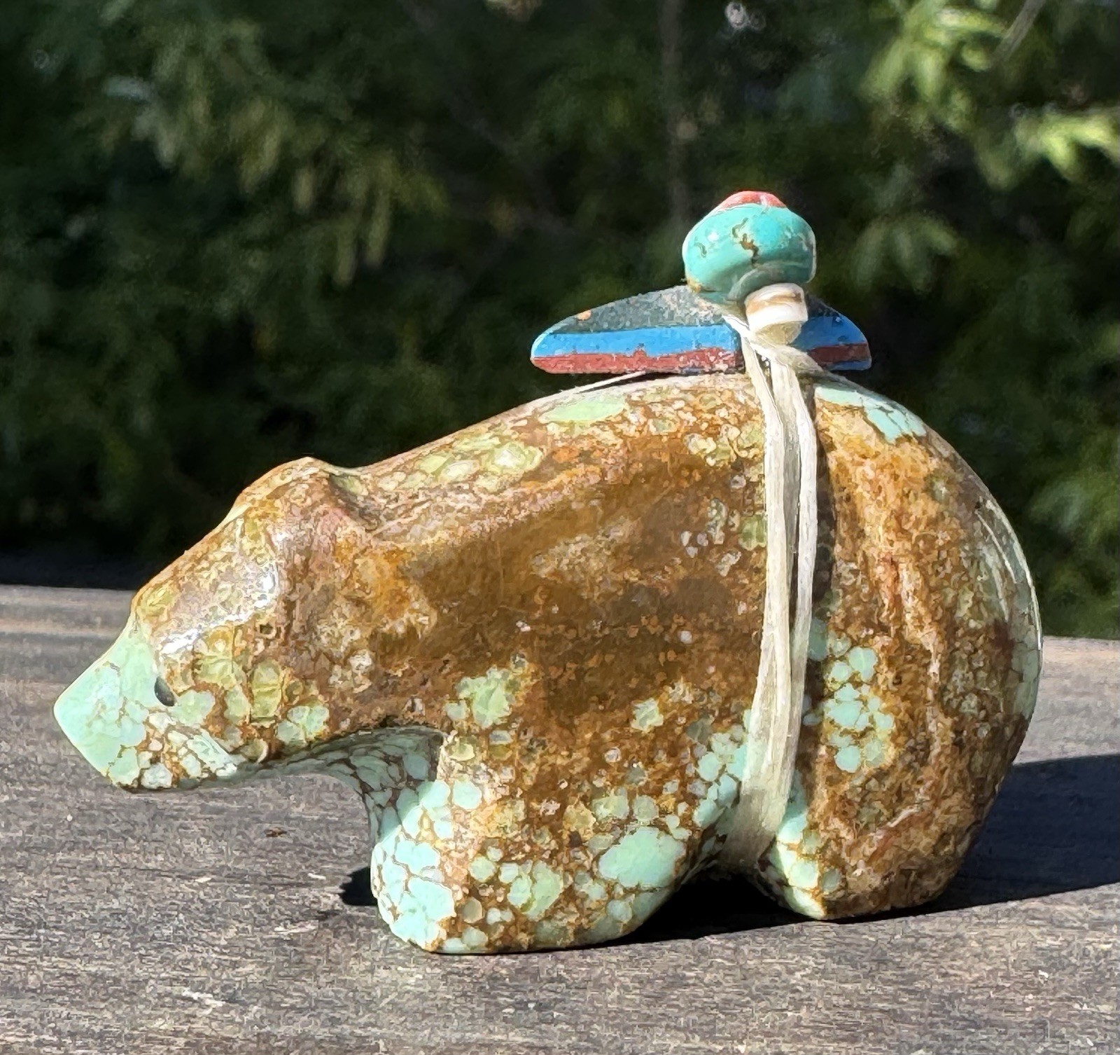 Vintage Zuni Bear Stone Fetish L 2” H  2.5”