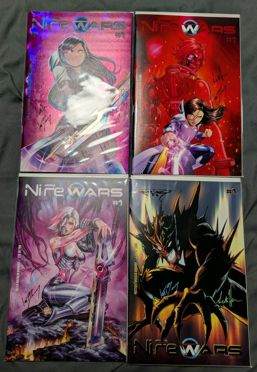 Nife Wars #1 Blind Bag comic Serg Acuna Variant Adallium Holographic  #6/10 2026