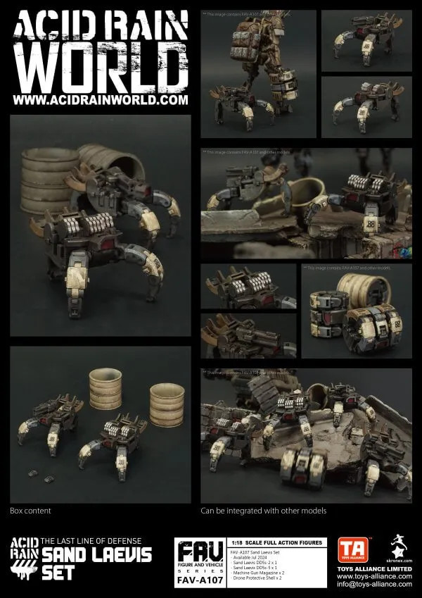 TOYS ALLIANCE x Acid Rain FAV-A107 Sand Laevis Set 1:18 Figure
