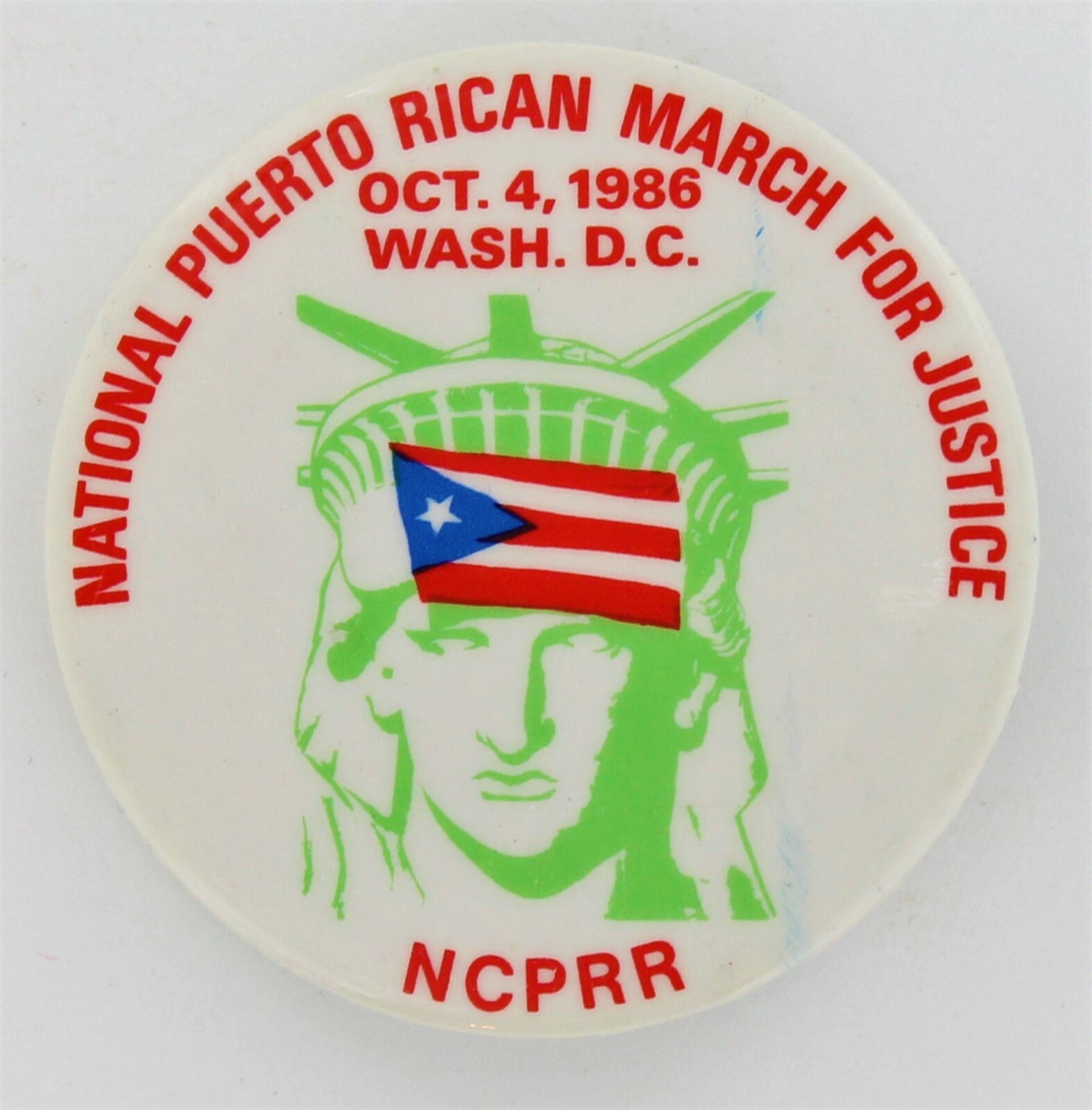 National Congress for Puerto Rican Rights 1986 Protest Washington DC Rico P957