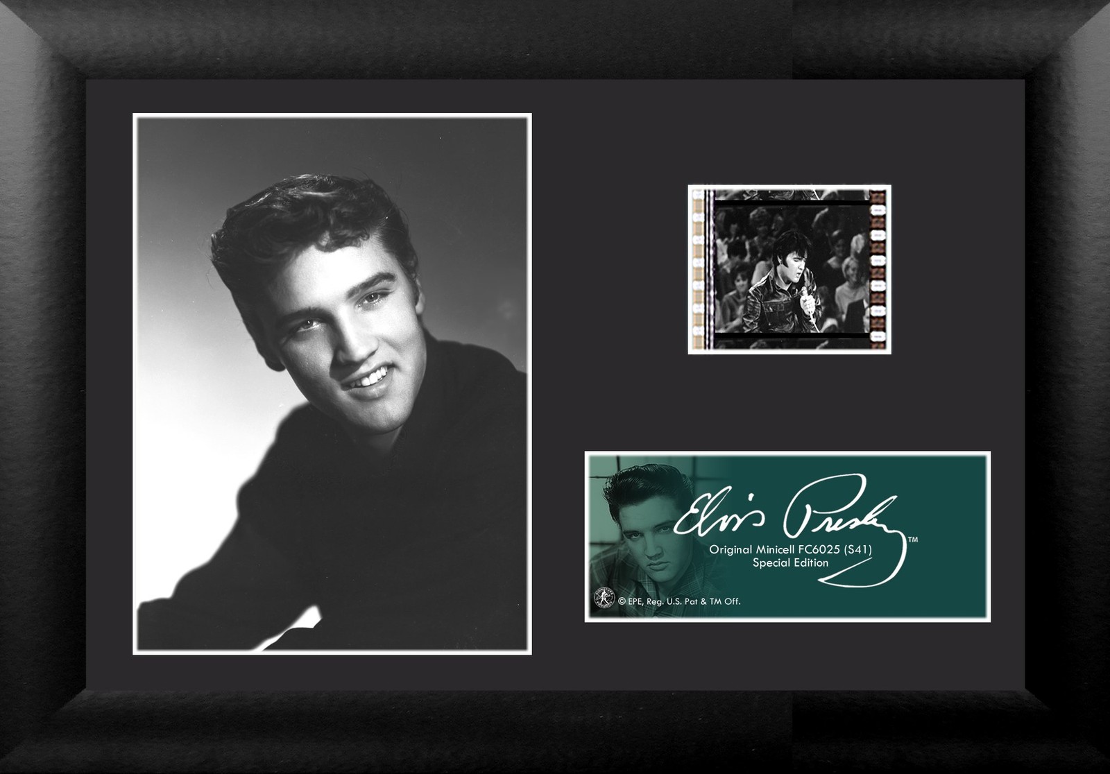 Trend Setters Elvis Presley S41 Minicell Film Cell Frame Black 5