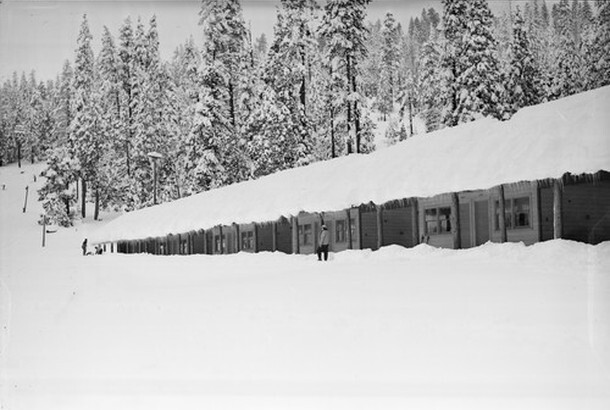 Mineral Lodge, Mineral, California 1950s view OLD PHOTO 2