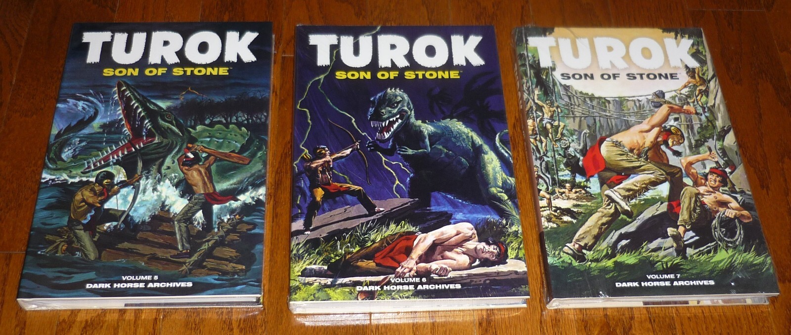 Turok Son of Stone Archives Volume 5,6,7 SEALED Dark Horse hardcover books DELL Turok Son of Stone Archives Volume 5,6,7 SEALED Dark Horse hardcover books DELL