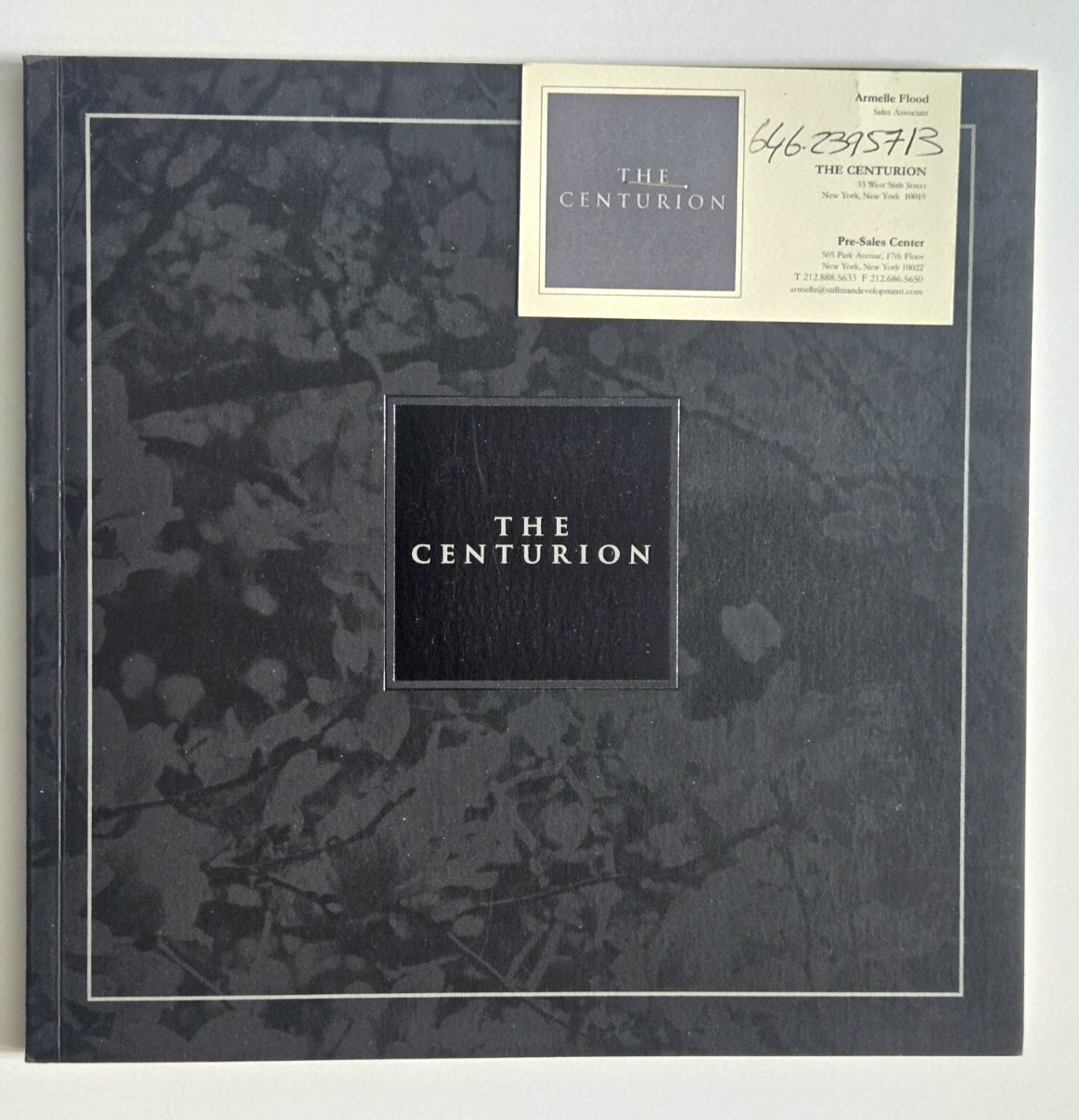 The Centurion 33 West 56th St NYC I.M. Pei Rare  Luxury Sales Brochure