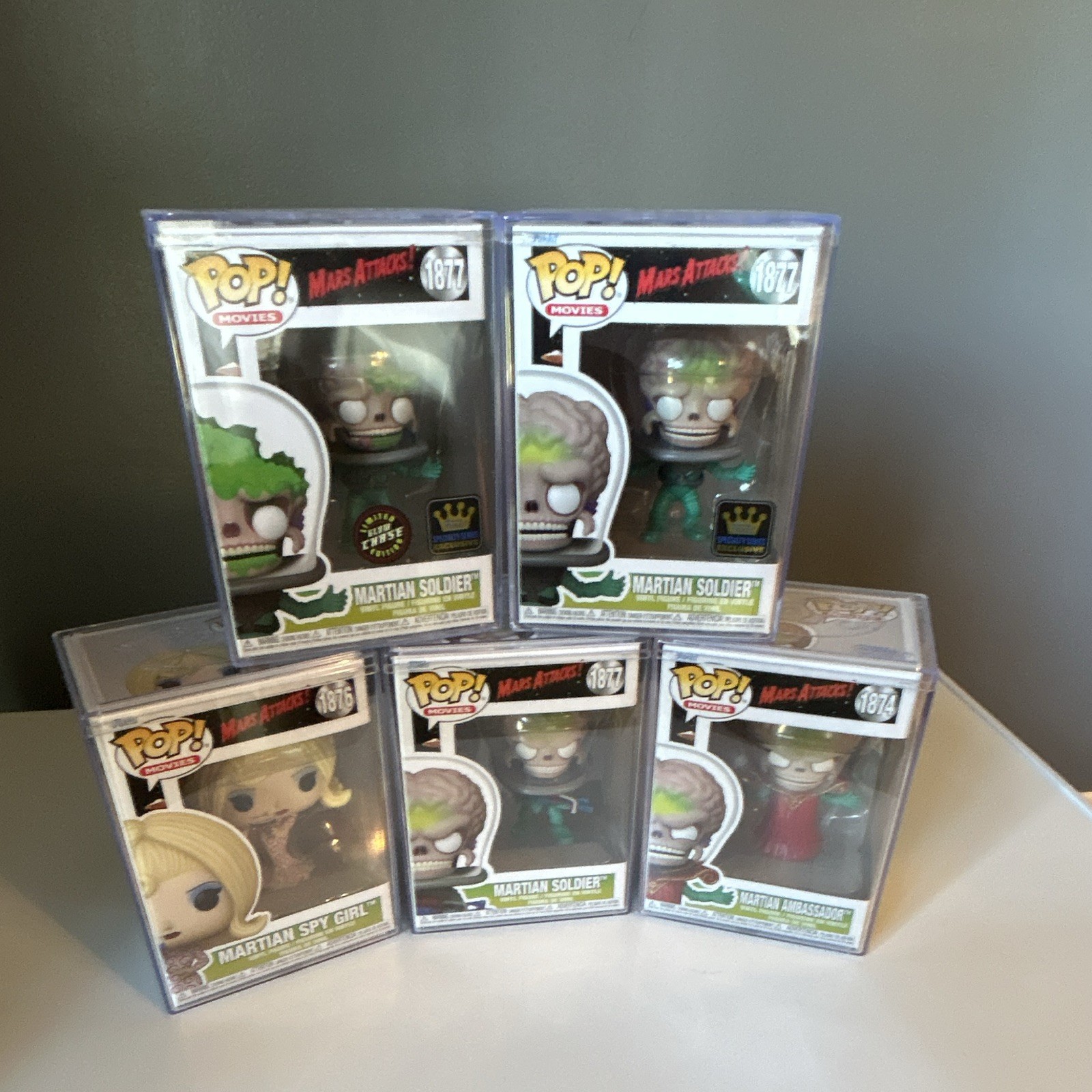 Funko Mars Attacks Vinyl Pop Mixed Lot 5 Boxed Chase Exclusive 1874-1877 Funko Mars Attacks Vinyl Pop Mixed Lot 5 Boxed Chase Exclusive 1874-1877