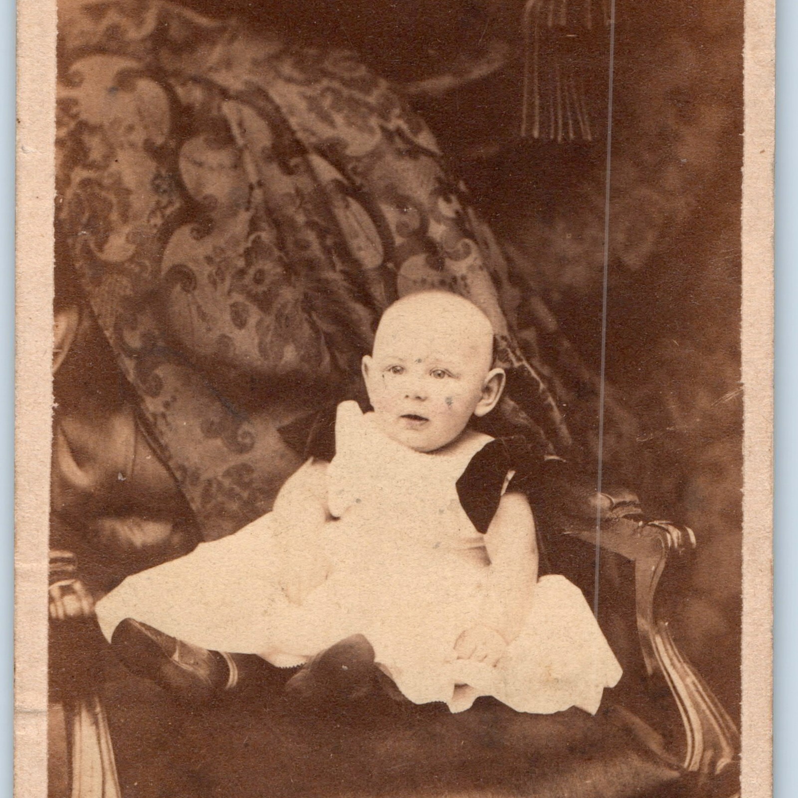 ID'd c1860s Samuel Loward Baby CDV Photo Philadelphia PA J R Laughlin Studio ID'd c1860s Samuel Loward Baby CDV Photo Philadelphia PA J R Laughlin Studio