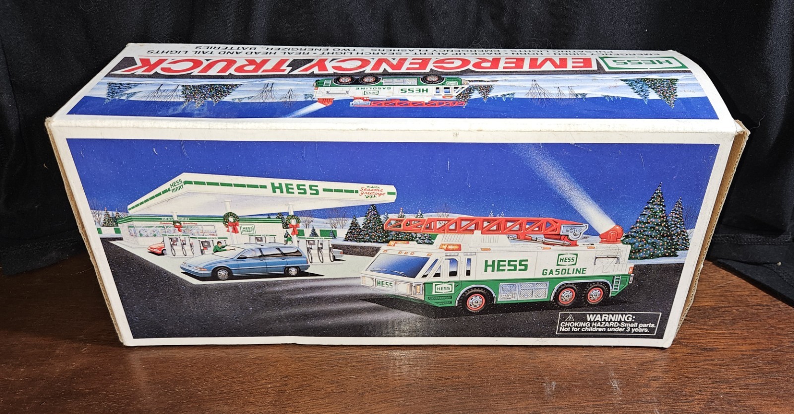 Vintage 1996 HESS Emergency Truck - Mint In Original Box Vintage 1996 HESS Emergency Truck - Mint In Original Box