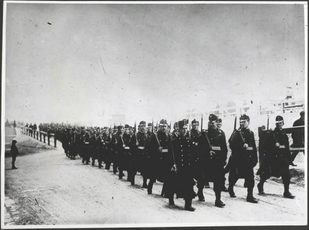 Serbian Crisis Austrian reserves marching 1910s OLD PHOTO Serbian Crisis Austrian reserves marching 1910s OLD PHOTO