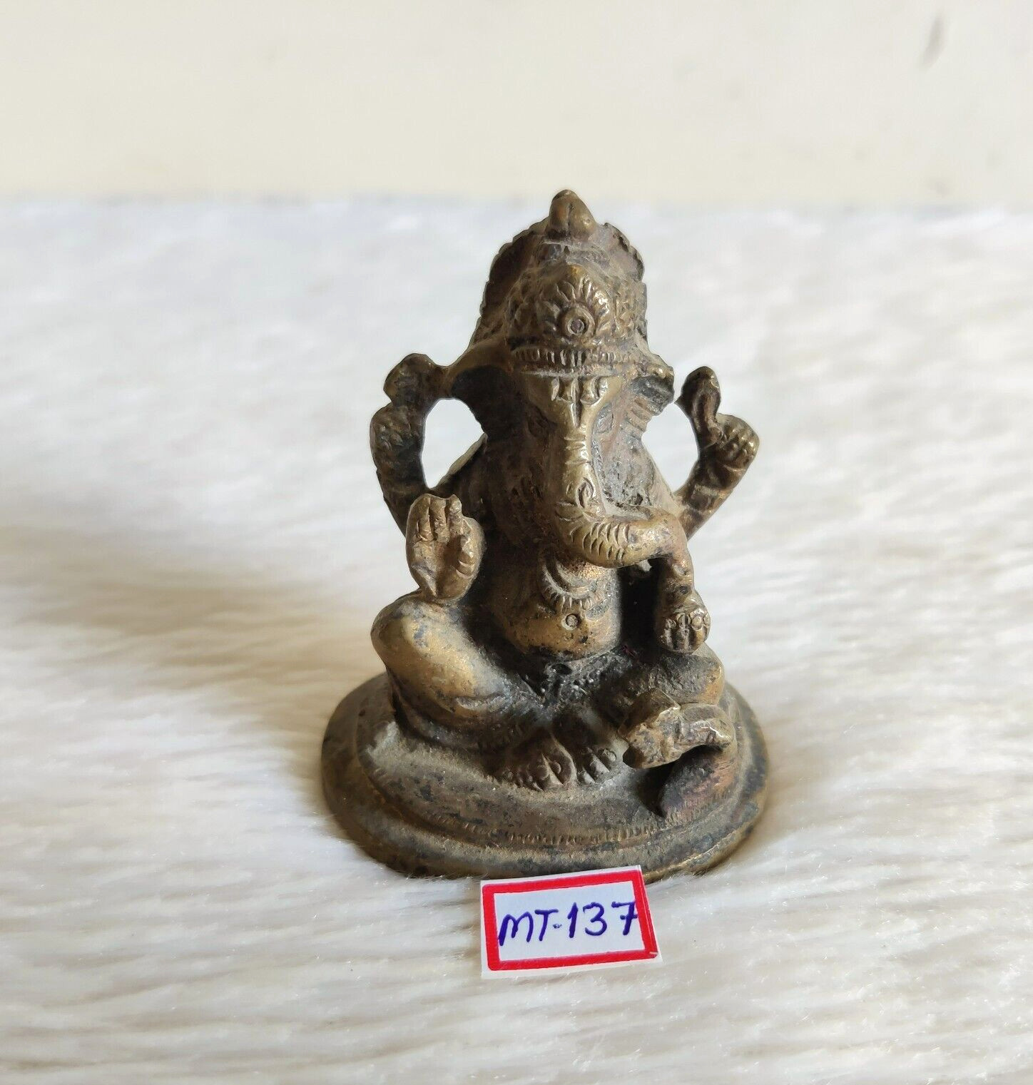 Vintage Brass Lord Ganesha Statue Figure Religious Decorative Collectibles MT137 Vintage Brass Lord Ganesha Statue Figure Religious Decorative Collectibles MT137