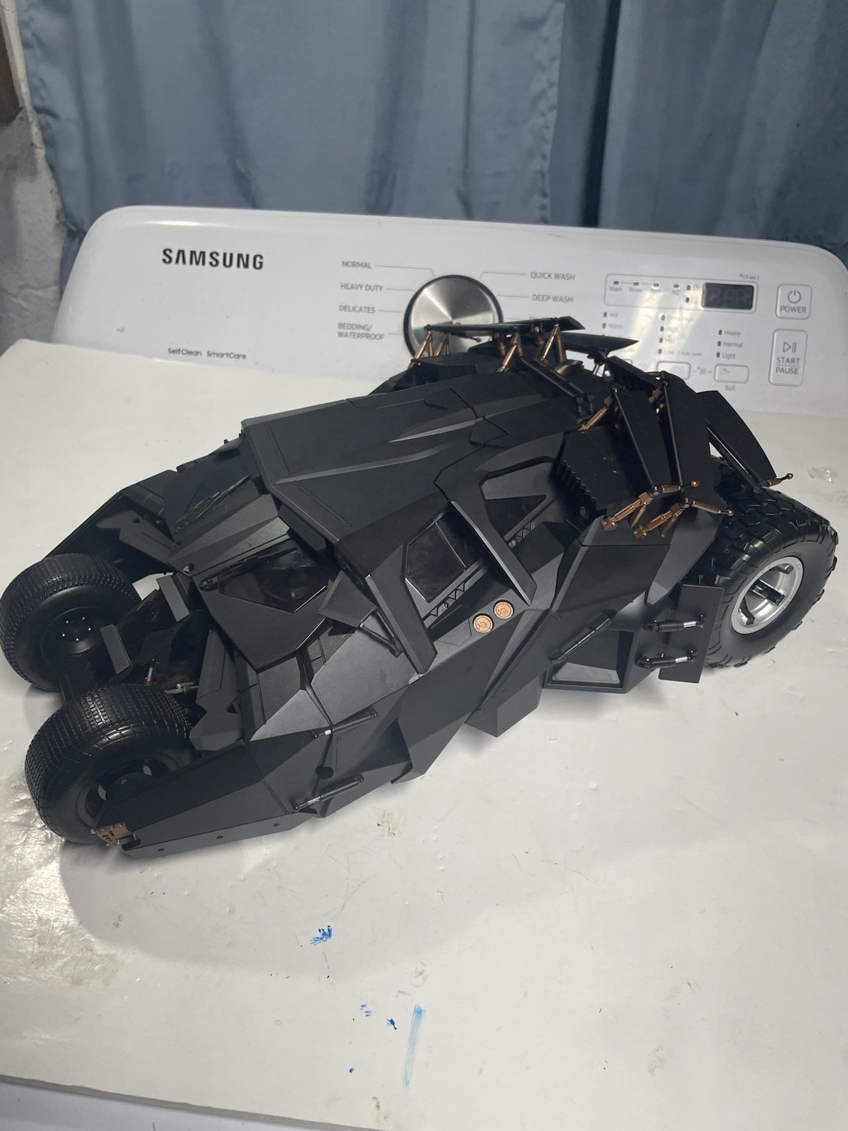 Used Custom - Soap studio Batmobile tumbler 1:12 With Re-wired Lights And Sound Used Custom - Soap studio Batmobile tumbler 1:12 With Re-wired Lights And Sound
