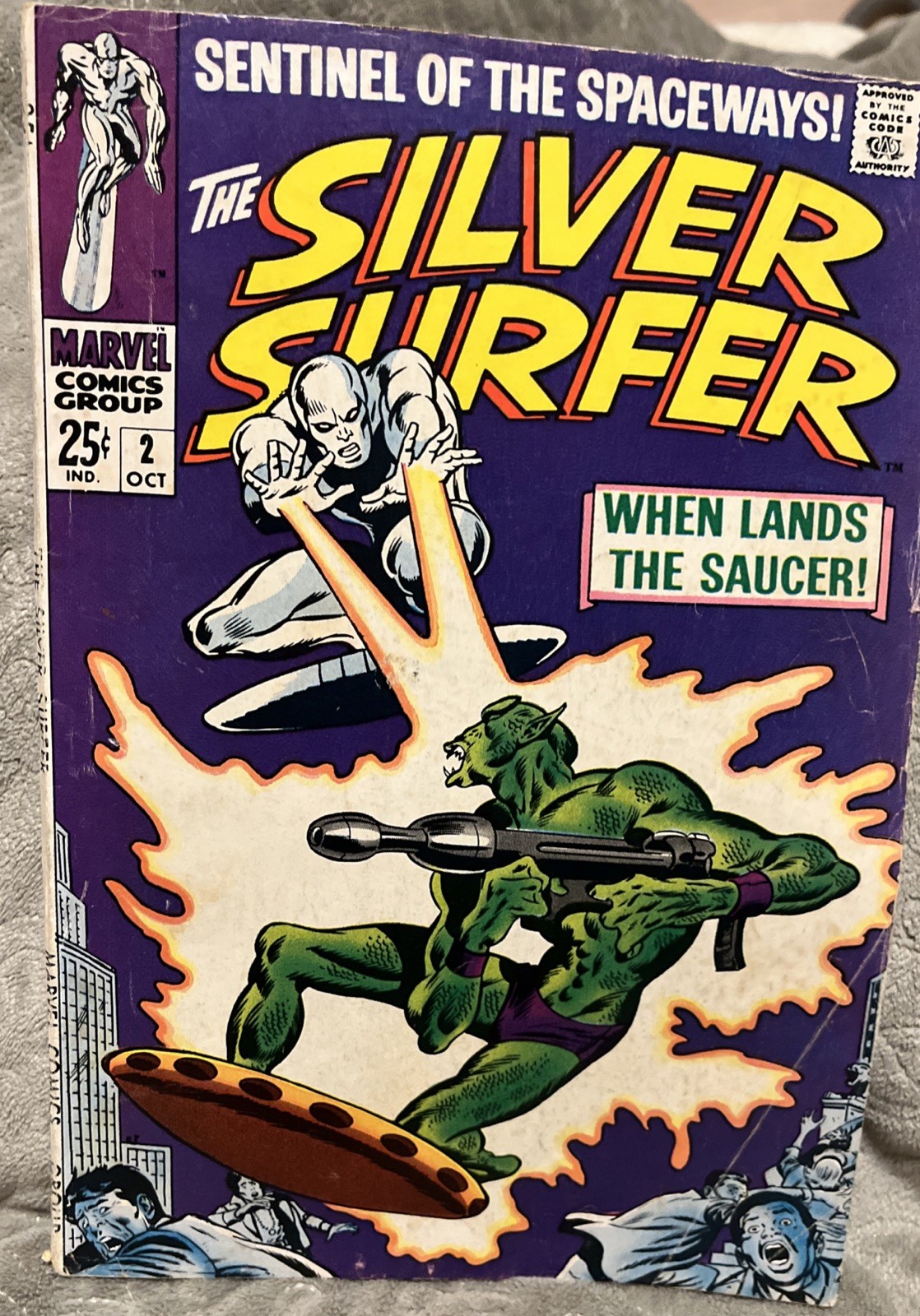 Marvel The Silver Surfer Vol 1 #2 Oct, 1968 Marvel The Silver Surfer Vol 1 #2 Oct, 1968