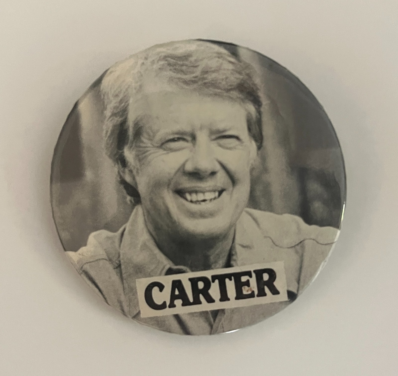 Jimmy Carter Vintage Pinback Political Button