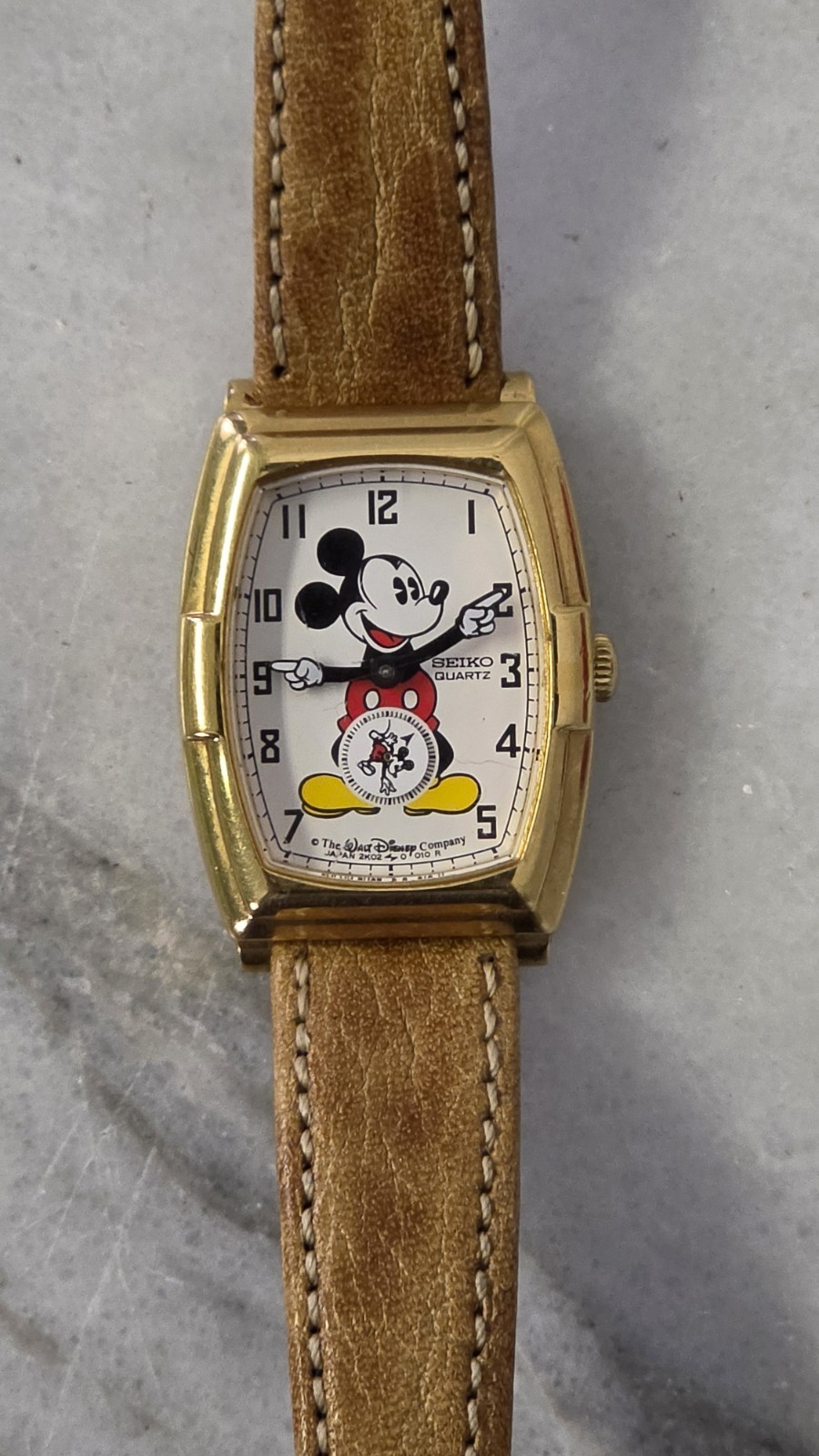 Vintage 1987 Disney Seiko Mickey Mouse Watch 60th Anniversary Women\'s Ladies