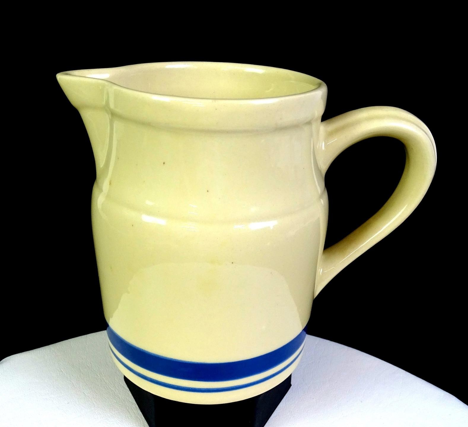 Western Stoneware Co Blue Banded Farmhouse Kitchen 5 7/8\