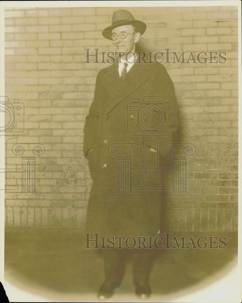 1931 Press Photo Mayor Joseph L. Hefferman of Youngstown, Ohio - nei14943