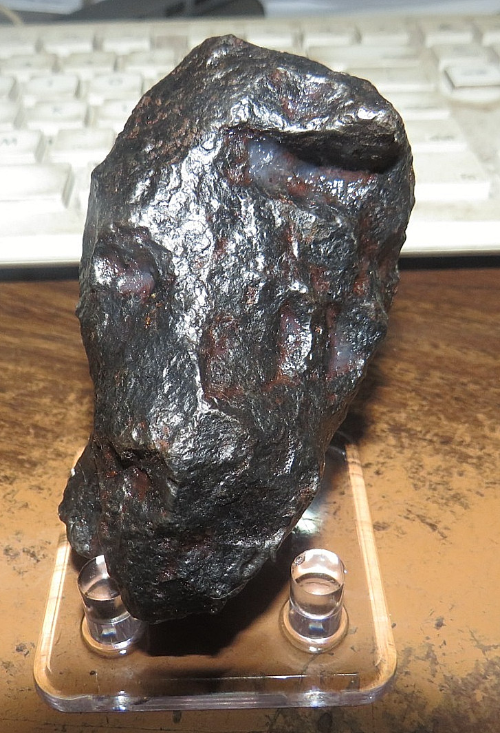 LG 318 GM  CAMPO DEL CIELO METEORITE  AAA  GRADE .7 LBS STAND