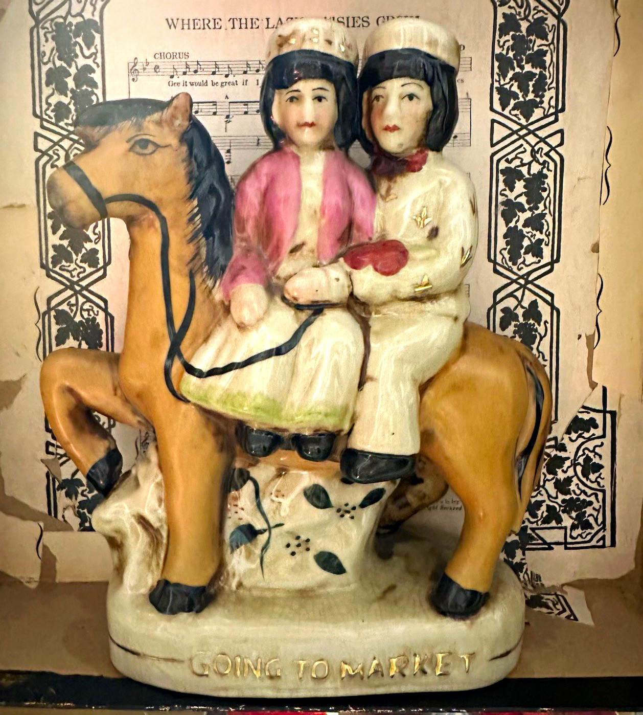 19th-century Staffordshire pottery figurine