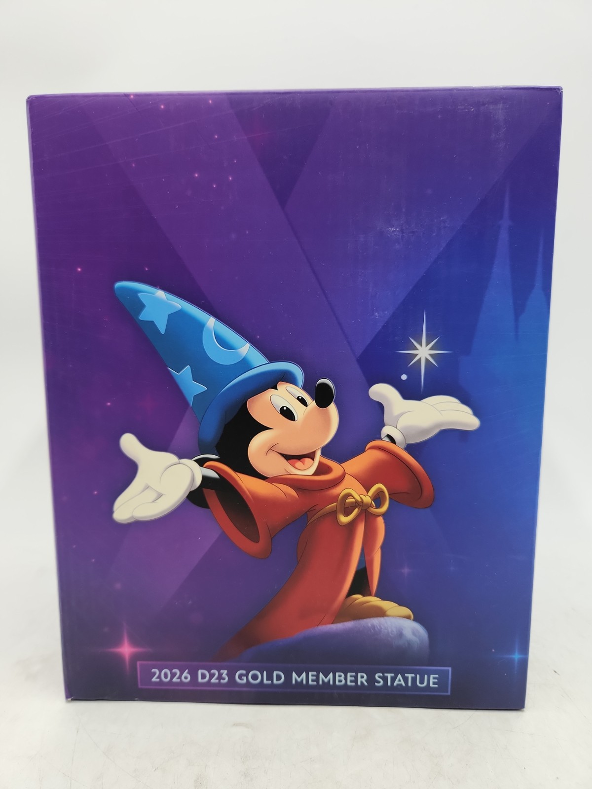 NEW 2026 D23 Gold Member Sorcerer's Apprentice Mickey Mouse Collector 9'' Statue