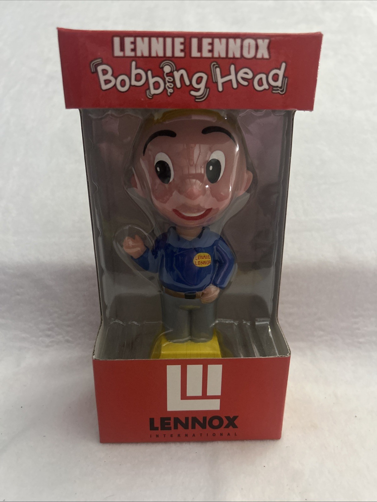Lennie Lennox Bobbing Head, Lennox Int\'l Promo 8\ Lennie Lennox Bobbing Head, Lennox Int\'l Promo 8\