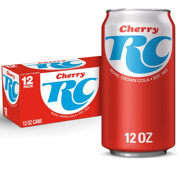 RC Cola RC Cherry Cola Soda 12 fl oz 12 Pack 