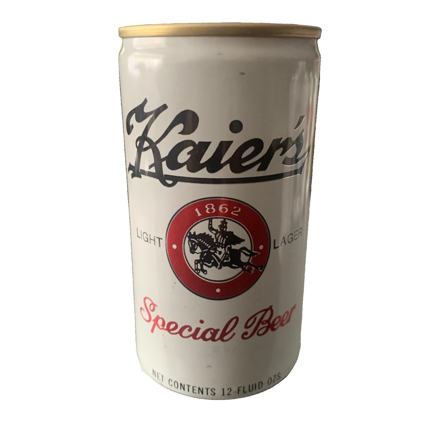 Vintage Beer Can Kaier\'s 1862 Light Lager Special Beer Empty Aluminum Can
