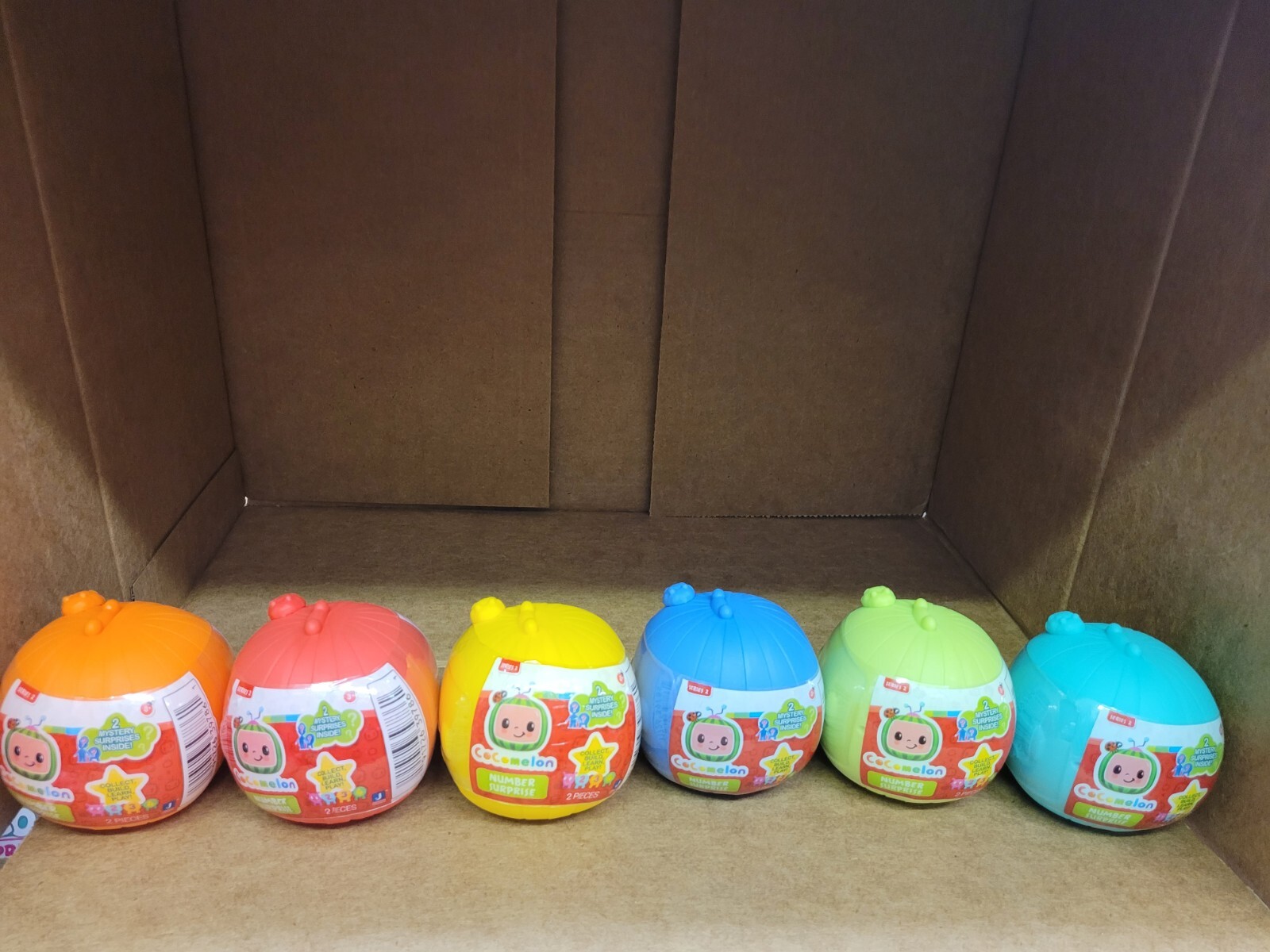 6 INDIVIDUAL COCOMELON SURPRISES BALL DIFFERENT COLOR BLIND BAG NEW 6 INDIVIDUAL COCOMELON SURPRISES BALL DIFFERENT COLOR BLIND BAG NEW