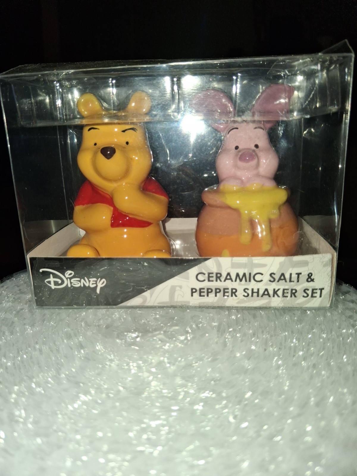🔥NIB🔥 Silver Buffalo Disney Winnie The Pooh & Piglet Ceramic S&P Shaker Set