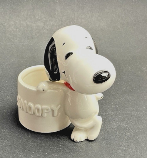 VTG 1966 Ceramic Snoopy Planter Schulz Peanuts United Feature Syndicate Japan