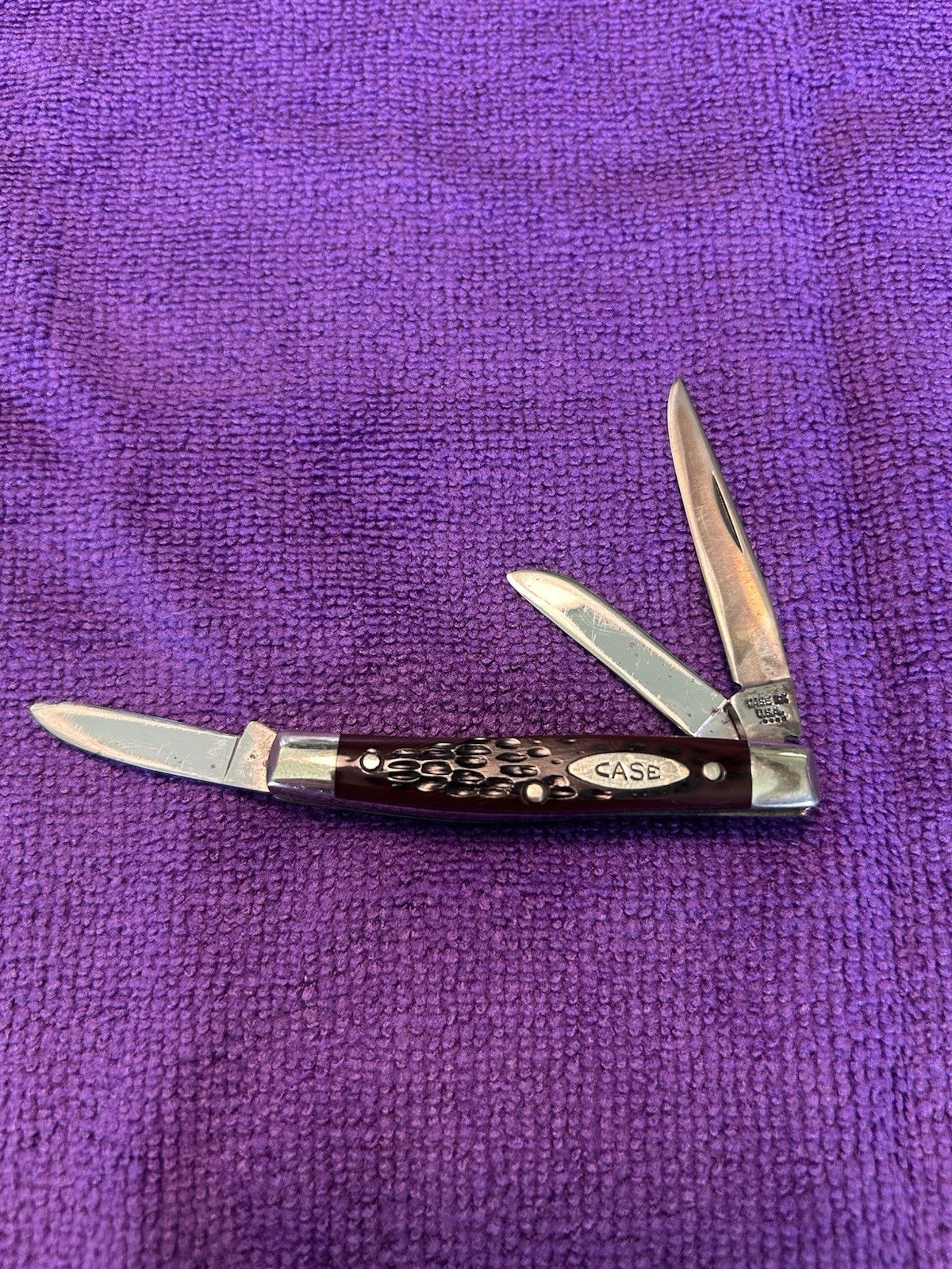 Case 6333 Small 3-Blade Stockman Pocketknife 1976 Vintage Case 6333 Small 3-Blade Stockman Pocketknife 1976 Vintage