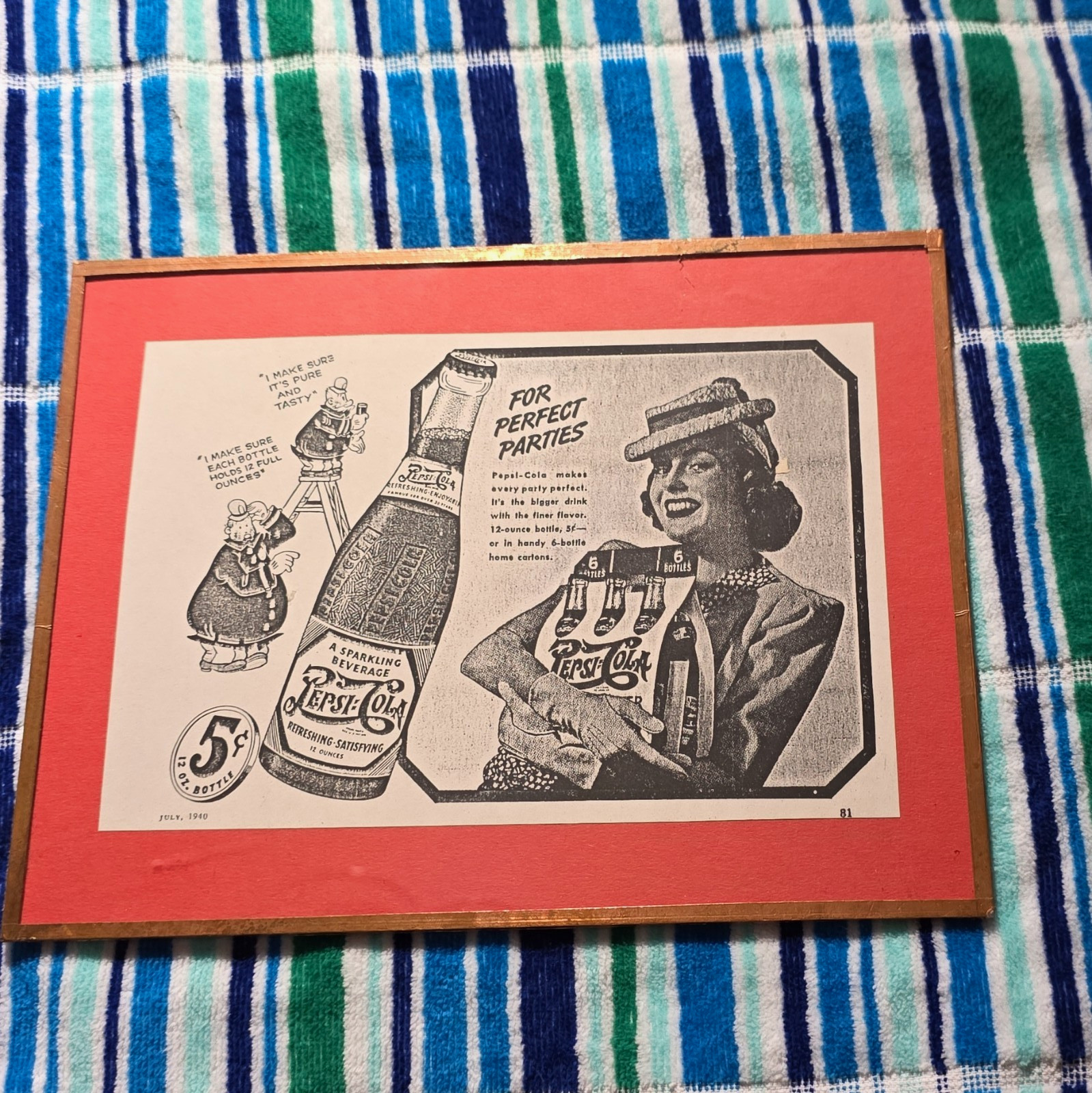 Pepsi Soda Print Ad Pepsi Soda Print Ad