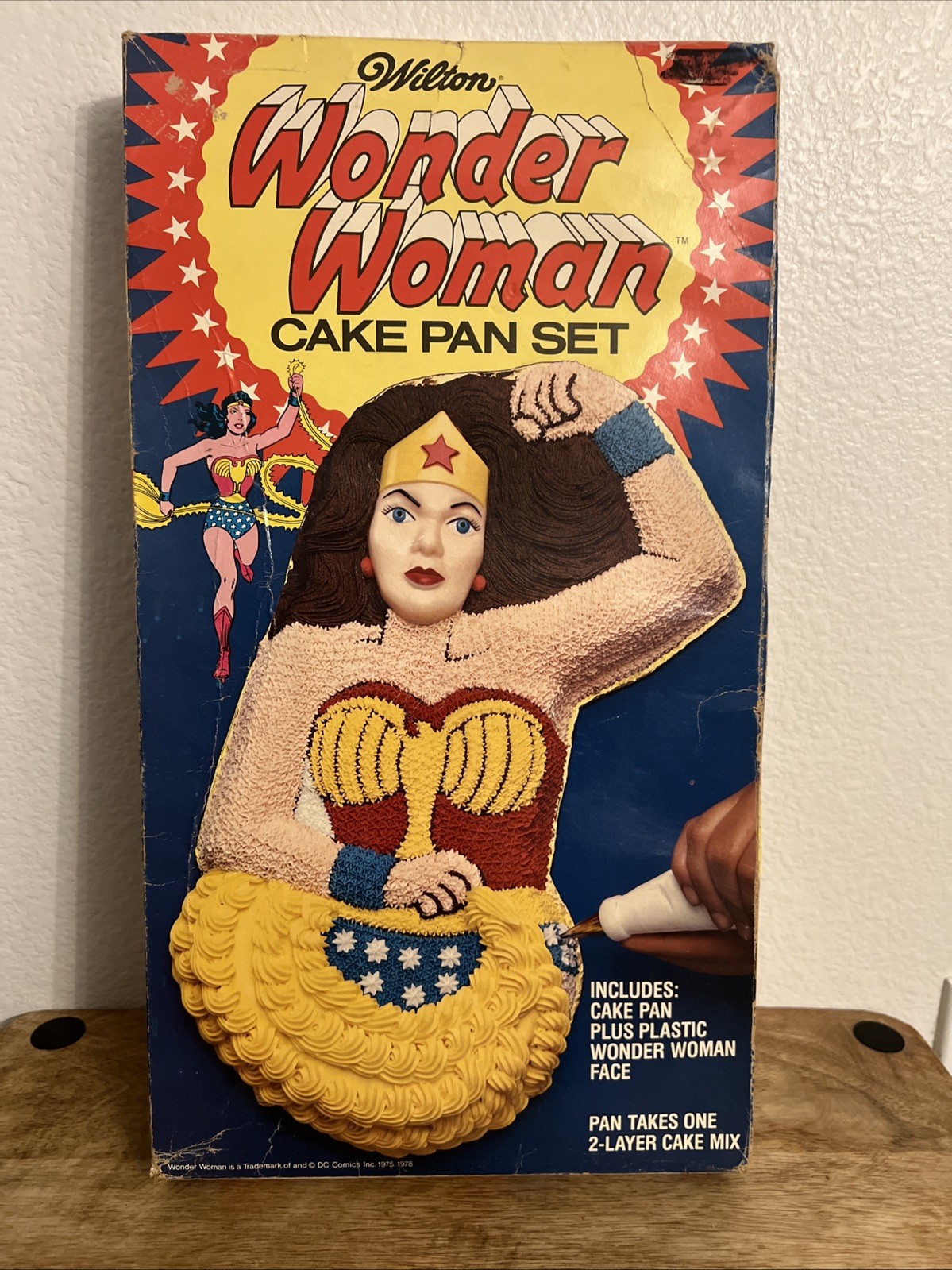 Vtg 1978 Wilton Wonder Woman (Cake Pan Only) In Original Box