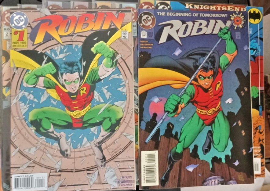 Robin #1-9, #0 DC Comics 1993 Vol 2 Ten Issue Lot VF Robin #1-9, #0 DC Comics 1993 Vol 2 Ten Issue Lot VF