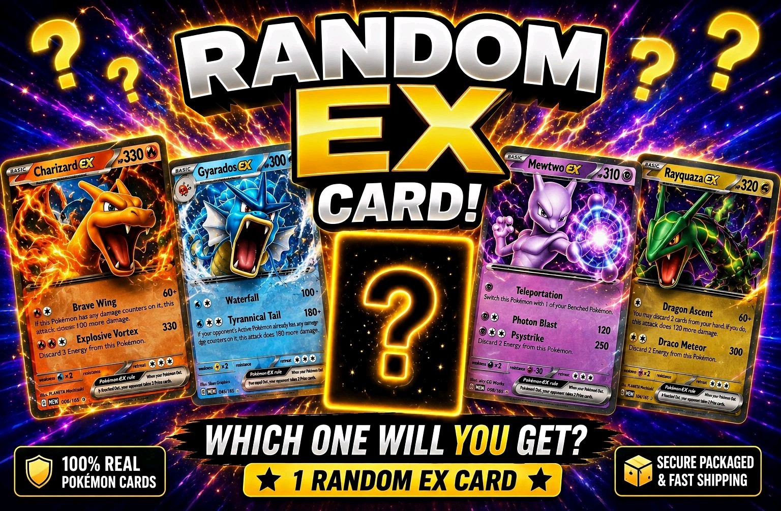 RANDOM POKÉMON EX CARD