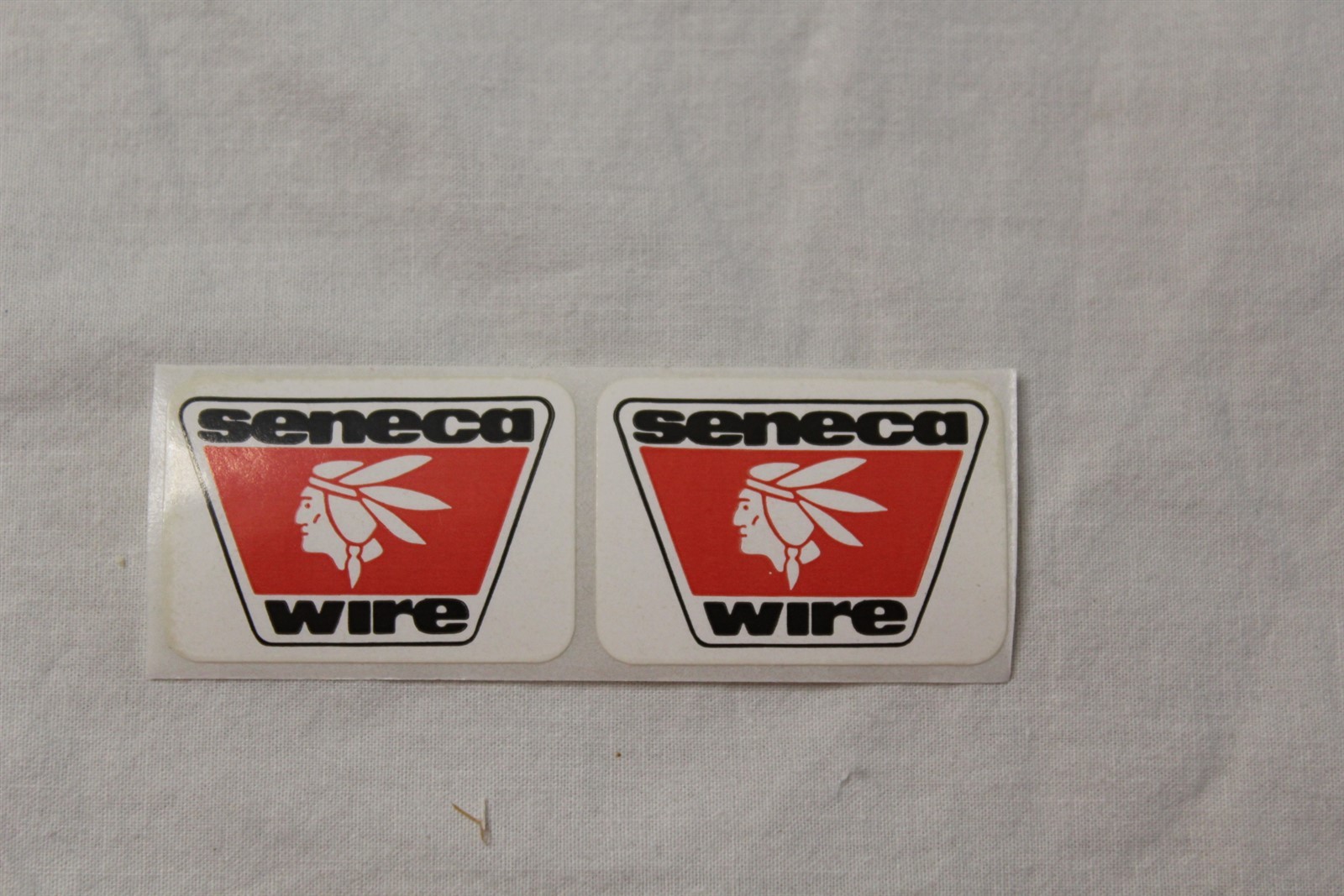 Sticker Decal Label Advertising Seneca Wire x2 Collectible Sticker Decal Label Advertising Seneca Wire x2 Collectible