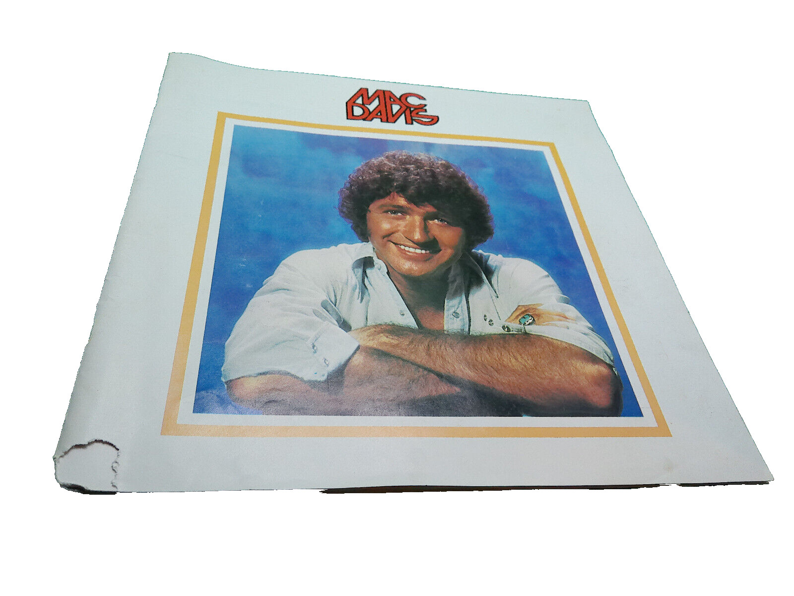 Mac Davis singer entertainer vintage program brochure show TV 1970s Mac Davis singer entertainer vintage program brochure show TV 1970s