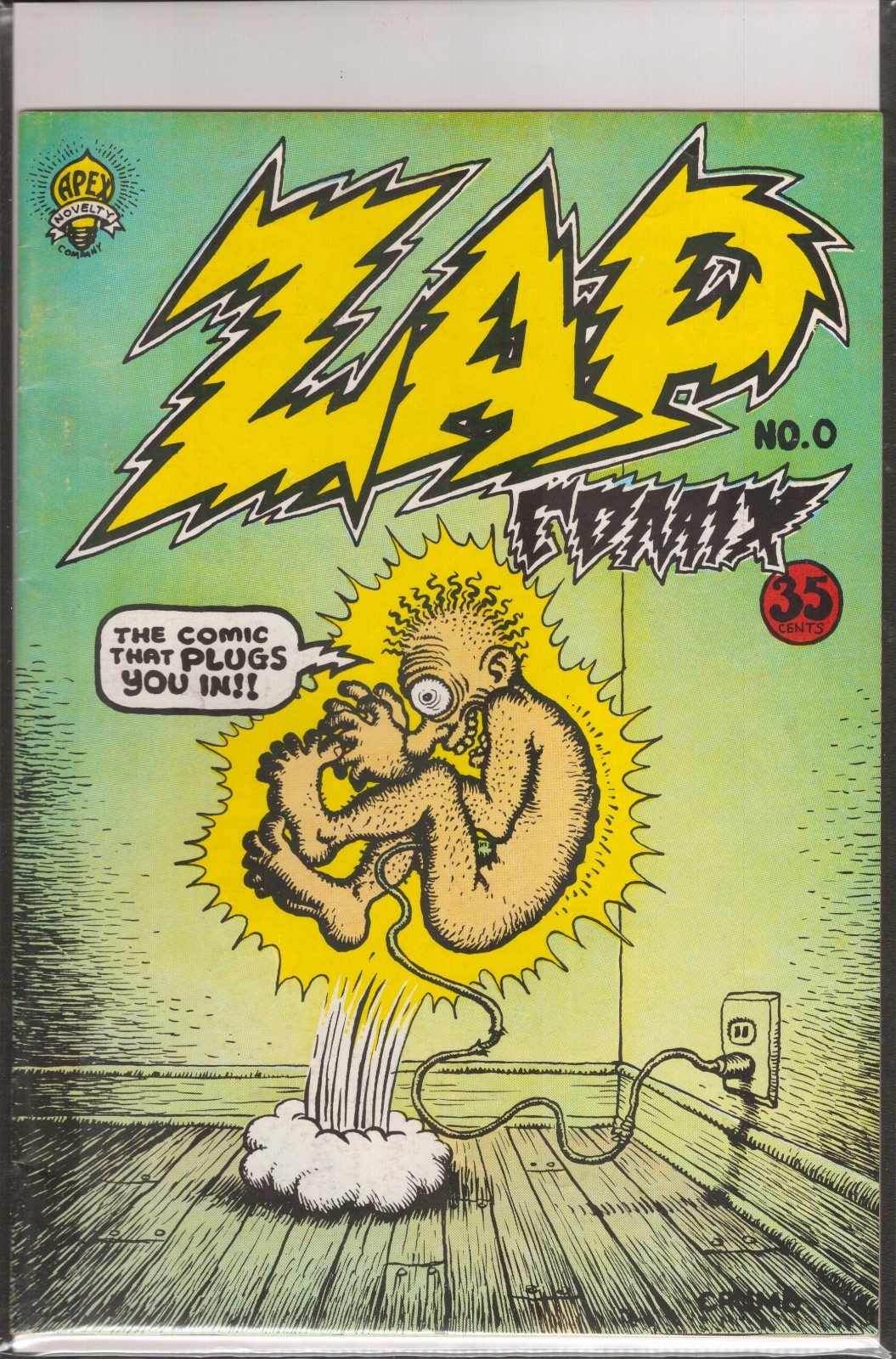54178: APEX NOVELTIES ZAP COMIX #1 Fine Plus Grade 54178: APEX NOVELTIES ZAP COMIX #1 Fine Plus Grade