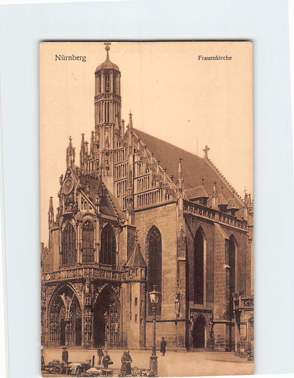 Postcard Frauenkirche Nuremberg Germany