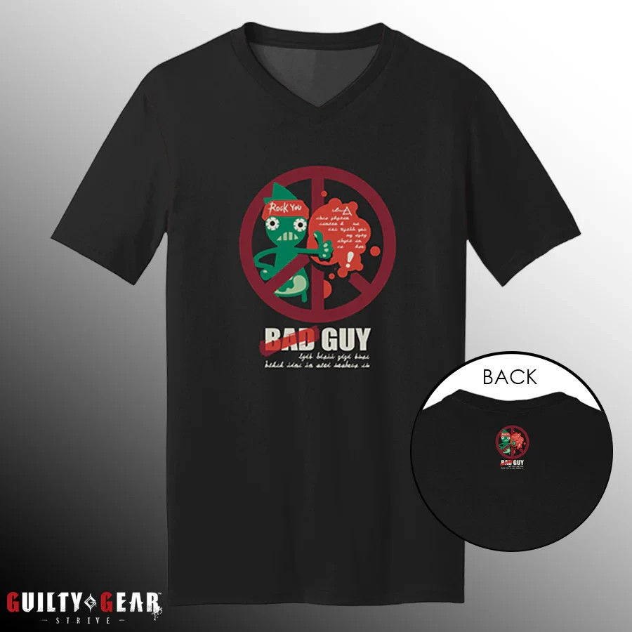 Guilty Gear Strive Sol Badguy GOOD GUY T-shirt 2XL Size Black Arc System Works Guilty Gear Strive Sol Badguy GOOD GUY T-shirt 2XL Size Black Arc System Works