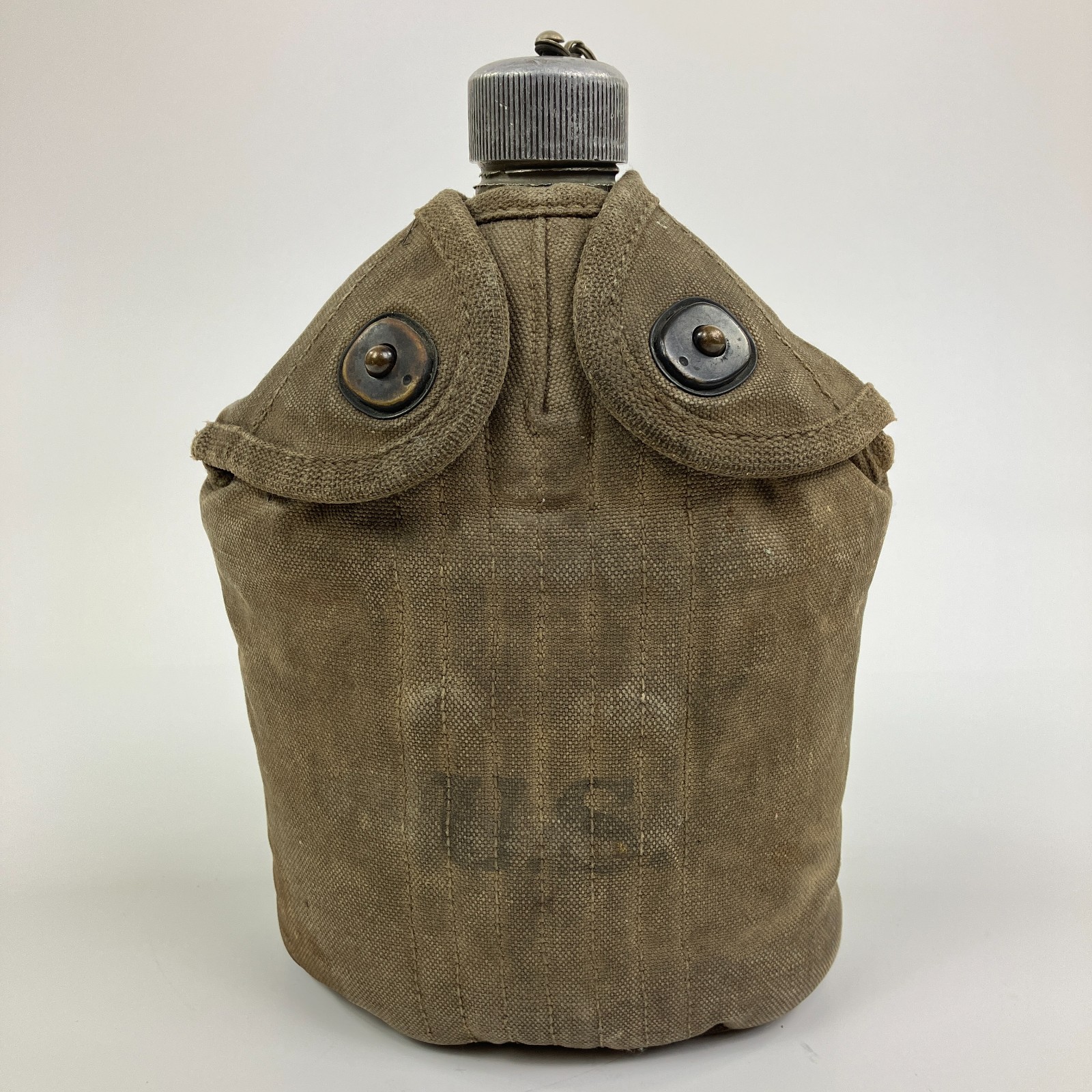 WWI 1918 U.S. A.G.M. Co. Aluminum Military Canteen L.F. & C 1918 Cup w/ Cover WWI 1918 U.S. A.G.M. Co. Aluminum Military Canteen L.F. & C 1918 Cup w/ Cover
